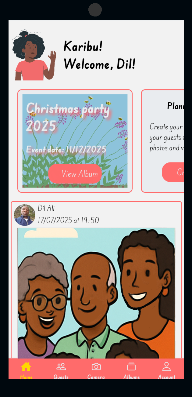 Snap Tukio App Screenshot